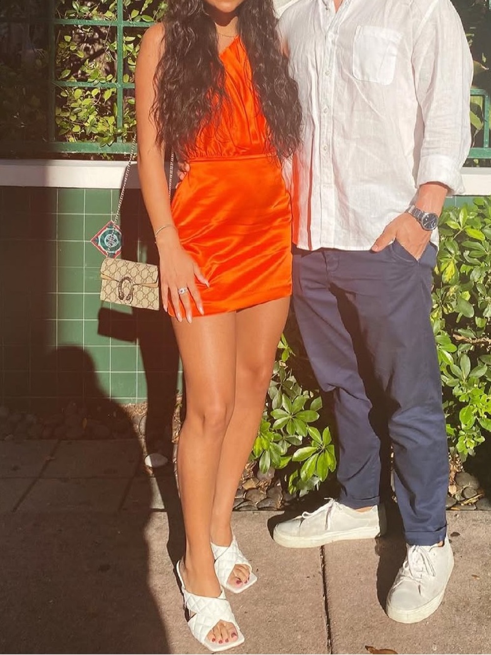 MICHELLE MASON SILK MINI DRESS
